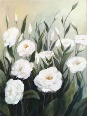 White lisianthus